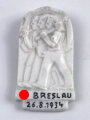 Porzellanabzeichen DAF Breslau 1934