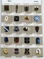 U.S. Army, Unit Crest collection, 20 x Infantry