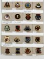 U.S. Army, Unit Crest collection, 20 x