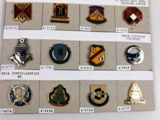 U.S. Army, Unit Crest collection, 20 x Infantry