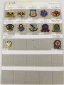 U.S. Army, Unit Crest collection, 12 x "Support Units"