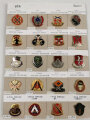 U.S. Army, Unit Crest collection, 20 x "Support Units"