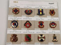 U.S. Army, Unit Crest collection, 20 x "Support Units"