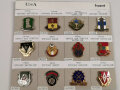 U.S. Army, Unit Crest collection, 20 x "Support Units"