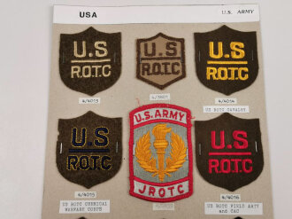 U.S. Army, Sammlung Ärmelabzeichen...