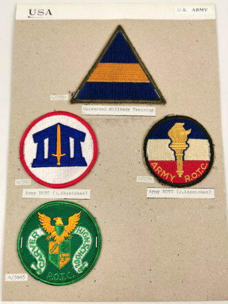 U.S. Army, Sammlung Ärmelabzeichen...