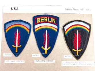 U.S. Army, Sammlung  Ärmelabzeichen