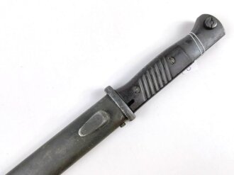 Seitengewehr M84/98 für K98 der Wehrmacht, getragenes Stück