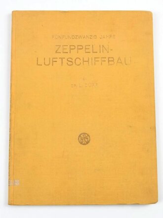 "Fünfundzwanzig Jahre Zeppelin Luftschiffbau" von Dr.L.Dürr. Berlin 1925  mit 186 Textabbildungen auf 83 Seiten. Guter Gesamtzustand