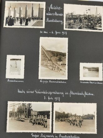 Zwei Fotoalben enes Angehörigen der Kriegsschule München, geführt von 1937-1938