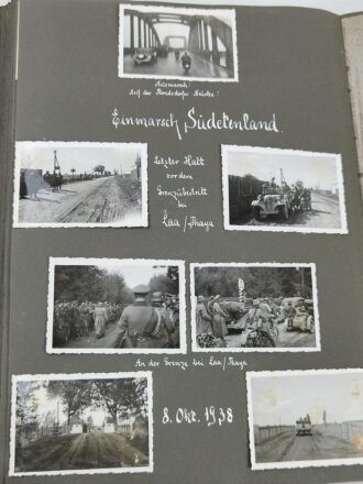 Zwei Fotoalben enes Angehörigen der Kriegsschule München, geführt von 1937-1938