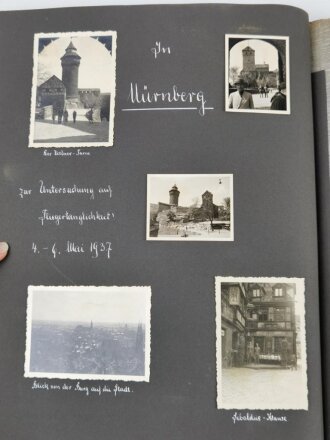 Zwei Fotoalben enes Angehörigen der Kriegsschule München, geführt von 1937-1938