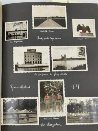 Zwei Fotoalben enes Angehörigen der Kriegsschule München, geführt von 1937-1938