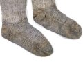 Paar Stricksocken Wehrmacht, getragenes Paar