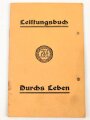 Leistungsbuch für einen Angehörigen der Hitlerjugend für das Reichsjugendsportabzeichen für Jungen "RJA", Verleihung 1935