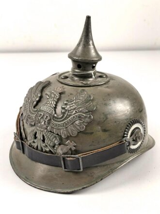 1. Weltkrieg Preußen, Ersatzpickelhaube aus Blech....