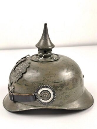 1. Weltkrieg Preußen, Ersatzpickelhaube aus Blech....