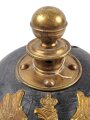 Preussen, Pickelhaube für Mannschaften der Artillerie. Höchstwahrscheinlich aus Teilen zusammengestellt