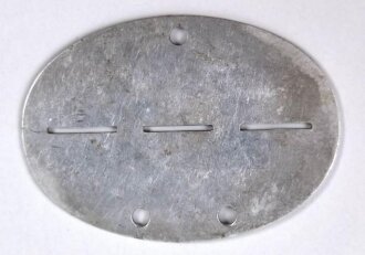 Erkennungsmarke Wehrmacht aus Aluminium eines Angehörigen " Stab/Inf.Ers.Btl.348 " Stab Infanterie- Ersatz- Bataillion 348