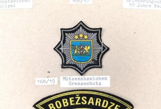 Polizei Lettland, Sammlung an Abzeichen