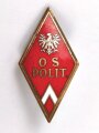 Polen, Abzeichen von Absolventen der Offiziersschule von 1952 - 1972  " OS Polit "