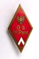 Polen, Abzeichen von Absolventen der Offiziersschule von 1952 - 1972  " OS W Panc "