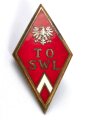 Polen, Abzeichen von Absolventen der Offiziersschule von 1952 - 1972  " TO SWL "