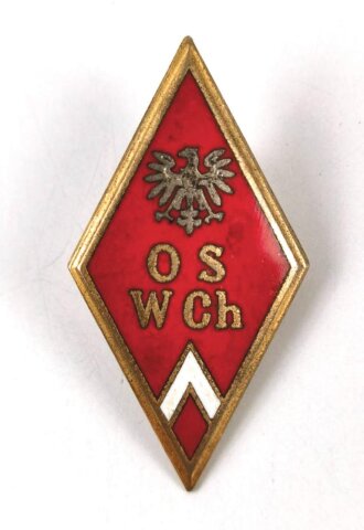 Polen, Abzeichen von Absolventen der Offiziersschule von 1952 - 1972  " OS W Ch "