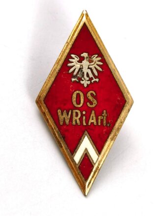 Polen, Abzeichen von Absolventen der Offiziersschule von 1952 - 1972  " OS WRiArt "