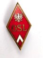 Polen, Abzeichen von Absolventen der Offiziersschule von 1952 - 1972  " OSL "