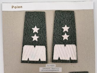 Polen, Sammlung  Militärabzeichen ( Rangabzeichen...