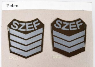 Polen, Sammlung Militärabzeichen ( Rangabzeichen )