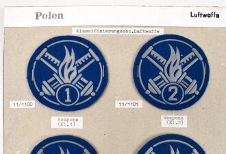 Polen, Sammlung Ärmelabzeichen Luftwaffe