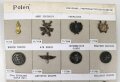 Polen, Sammlung Kragenabzeichen aus Metall