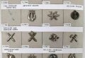 Polen, Sammlung Kragenabzeichen aus Metall