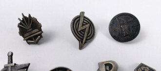 Polen, Sammlung Kragenabzeichen aus Metall