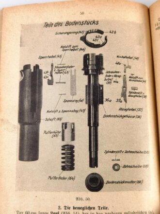 "Der Fliegerschütze - Ein Handbuch für den Dienstunterricht", datiert 1941, 74 Seiten