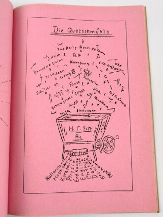 "Erinnerungsblatt 1939 J.R.110 N.A. 33 an die Soldatenuniversität Heidelberg, DIN A4