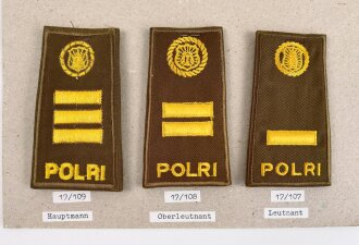 Indonesien, Sammlung Polizei Abzeichen