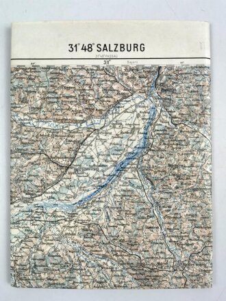 Landkarte "Salzburg" Österreich, Nur für den Dienstgebrauch, Maße 64  x 46 cm