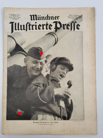 Münchner Illustrierte Presse, Nr. 12 vom 21.Mai 1940 "Pimpfenbesuch bei der Flak"