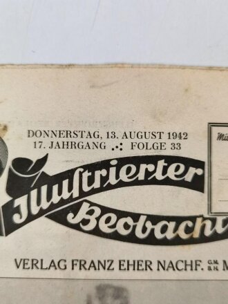 Illustrierter Beobachter, Nr. 33 vom 13. August 1942...