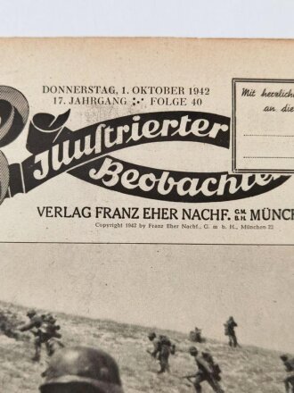 Illustrierter Beobachter, Nr. 40 vom 1. Oktober 1942...