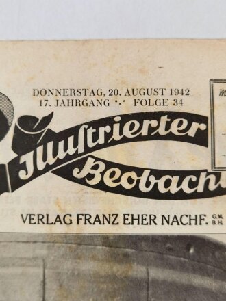 Illustrierter Beobachter, Nr. 34 vom 20. August 1942 "Geschafft!"