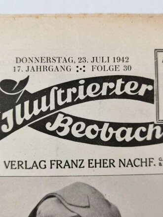 Illustrierter Beobachter, Nr. 30 vom 23. Juli 1942...