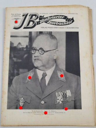 Illustrierter Beobachter, Nr. 47 vom 21. November 1935 "Reichsschatzmeister Franz X. Schwarz"