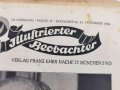 Illustrierter Beobachter, Nr. 47 vom 21. November 1935 "Reichsschatzmeister Franz X. Schwarz"