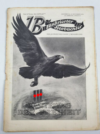 Illustrierter Beobachter, Nr. 37 vom 12. September 1935 "Parteitag der Freiheit"