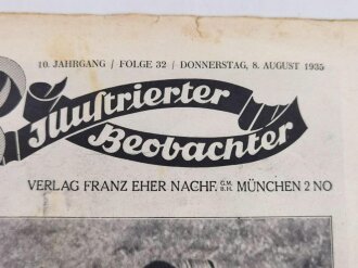 Illustrierter Beobachter, Nr. 32 vom 8. August 1935 "Der Führer mit Generaloberst v. Blomberg"