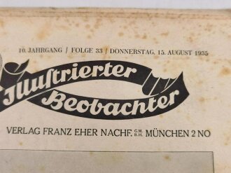 Illustrierter Beobachter, Nr. 33 vom 15. August 1935 "SA. im Reichswettkampf"